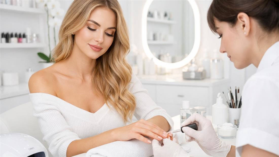 Nagelbehandlung im Salon